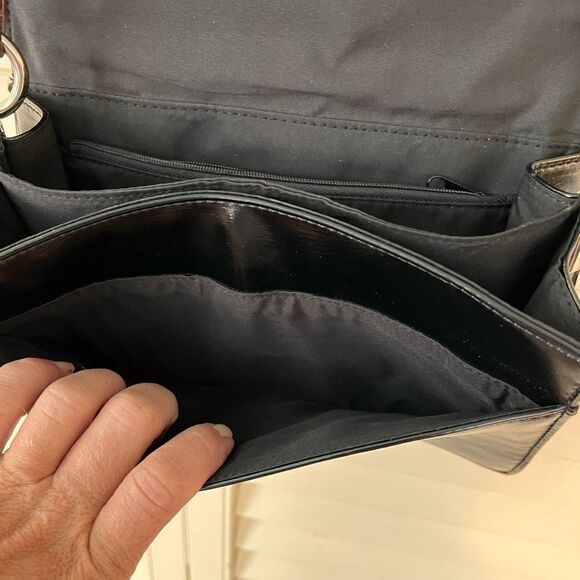 giani bernini purse black with brown - Picture 7 of 13